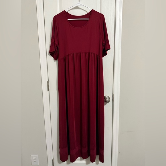 Red Maxi Dress - Picture 1 of 3